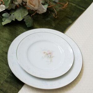 Noritake Ireland Anticipation China 1 Salad Plate & 1 Bread Plate